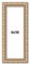 6x18 Modern Bamboo Picture Frame with UV-Resistant Acrylic & Acid Free Backing, Available in 5 Finishes - Gold, Silver, Brown, Black, and Natural
